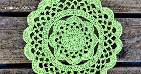 Hello Everyone! 🙂 Today i am sharing my   Rustic Flower  Doily   pattern with you. I think this pattern will work very well for th... Floral Doily Crochet Pattern, Kristines Crochets, Crochet Placemat Patterns, Free Crochet Doily Patterns, Doily Pattern, Rustic Flower, Placemats Patterns, Crochet Tips, Crochet Doily Patterns