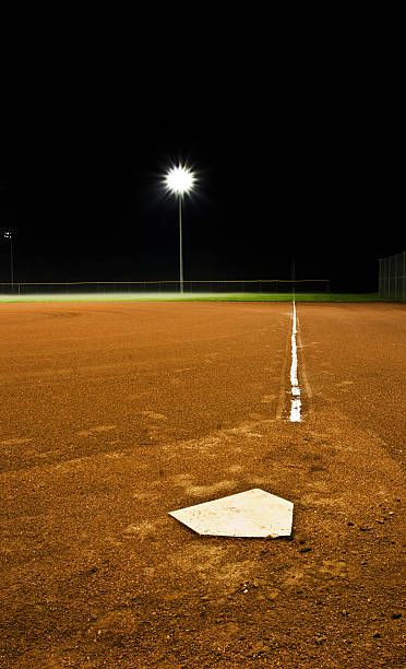 Baseball Field Aesthetic, Baseball Field Background, Liminal Nostalgia, Baseball Aesthetic, Baseball Background, Nostalgia Photography, Softball Things, Home Run Baseball, Baseball Backgrounds