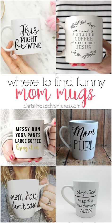 The best shops to find funny mom mugs - great ideas for Mother's Day, birthdays, or just to treat yourself for being an awesome mom. Mom Mugs, Awesome Mom, Diy Gifts For Mom, Mothers Day Crafts For Kids, Mother's Day Diy, Funny Mom, Mothers Day Crafts, Cricut Creations, Mom Mug