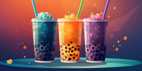 3 Boba Cocktail Recipes + Why They Are Trending – The Mixer How To Make Boba, Taro Bubble Tea, Tea Cocktail Recipes, Boba Recipe, Cute Boba, Cocktail Trends, Skyy Vodka, Drink Names, Boba Pearls