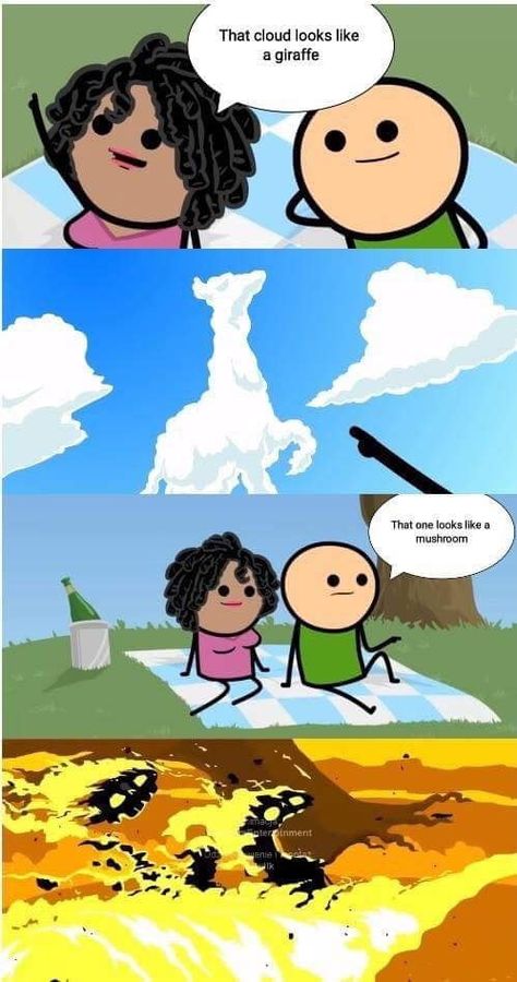 Hiroshima (1945 colorized) Nagasaki 1945, Cyanide And Happiness, Cool Memes, Strange Art, 9gag Funny, �밈 유머, Meme Comics, Dark Jokes, Funny Comic Strips