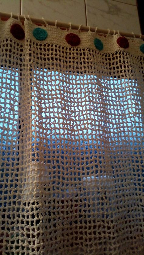 Crochet Net Curtains, Crochet Drapes, Knit Curtains, Curtain Crochet, Crochet Furniture, Crochet Gift Ideas, Crochet Curtain Pattern, Crochet Store, Crochet Butterfly Pattern