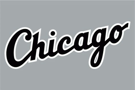 Chicago Sports Tattoo, Chicago Skyline Tattoo, White Sox Jersey, Birth Month Quotes, Chicago Logo, Jersey Font, Chicago Sports Teams, Wallpaper Store, Chicago Baseball