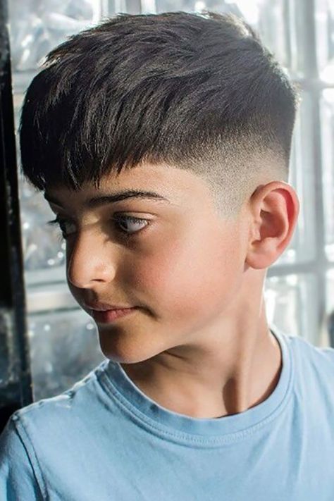 40 Little Boy Haircuts Your Kid Will Love - Mens Haircuts Boys Hair Cuts Longer On Top Short Sides, Trending Boys Haircuts Short, Hear Cut Boys, Little Boy Haircut Long On Top, Boys Tapered Haircut, Boys Long On Top Haircut, Boys Low Fade Haircut Kids, Boys Haircut Trendy Teenage, Haircut For Kids Boys