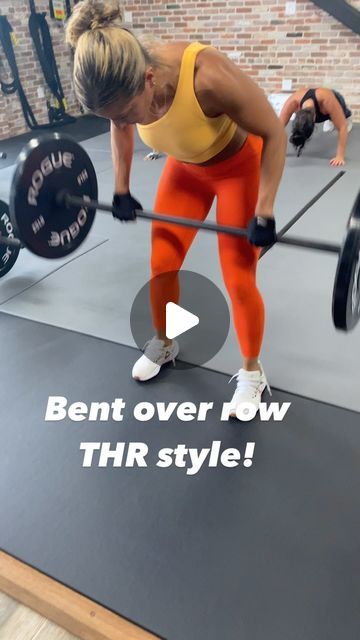 The HIIT Room on Instagram: "🔥 The HIIT Room with Coach Anna🔥

🏋️‍♀️ Bringing the heat with a Bent Over Barbell Row + Burpee combo! How’s that for dynamic? Come get some!

#Fitness #TrainingCamp #CoachAnna #DynamicWorkout #HIITRoom #FitnessChallenge" Barbell Row, Bring The Heat, Training Camp, Burpees, Workout Challenge, The Heat, The Row, Heat, Health