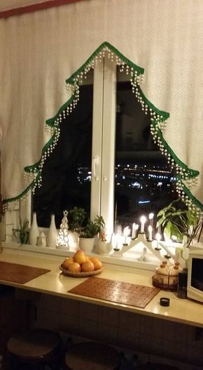 Cortinas Noel Christmas, Christmas Deco, Christmas Inspiration, Yule, Xmas Decorations, Christmas Cheer, The Window, Winter Decor, All Things Christmas