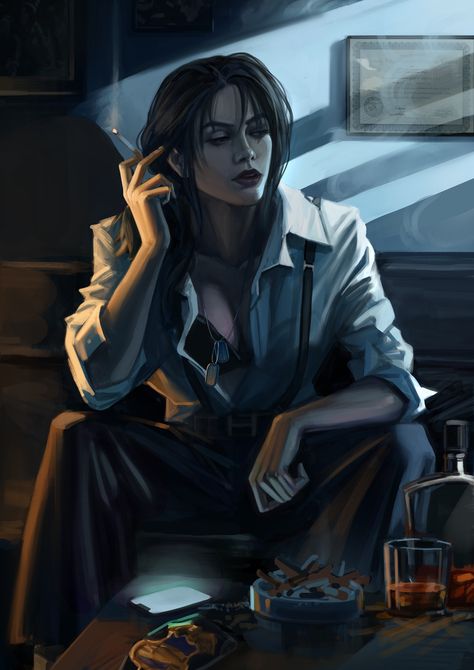 Female Detective, Christina Wu, Lois Lane, Urban Fantasy, Female Character Design, Digital Art Girl, Character Portraits, الرسومات اللطيفة, Fantasy Character Design