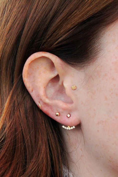 Style tweak: Minimal multiple earrings