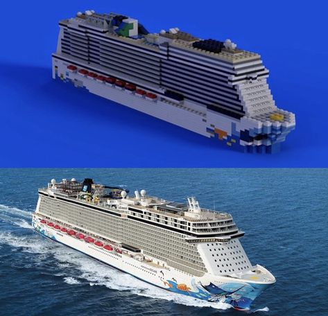 Lego Creative, Minecraft Ideas, Lego Creations, Cruise Ship, Minecraft, Lego, Building, Quick Saves