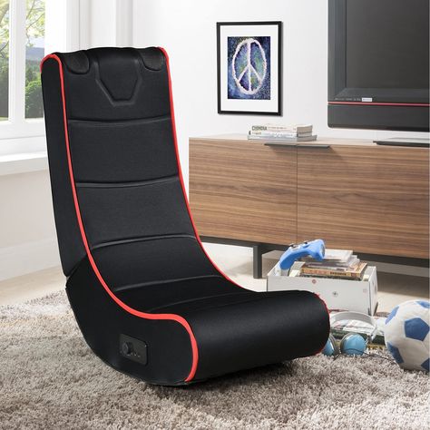 PRICES MAY VARY. Floor Standing Bluetooth Gaming Rocking Chair: Ergonomically designed, the floor standing gaming chair provides support so you can play games or watch movies in comfort. Suitable for Anywhere: This floor rocking chair is perfect for young adults and can be used to maximum functionality in smaller bedrooms, and its compact folding design allows it to fit in most places in the home. Console Compatibility: Compatible with nearly all game consoles, iPads, iPhones and PCs Versatil Ch Kids Gaming Chair, Floor Rocking Chair, Christian Bedroom, Gamer Chair, Rocker Chair, Rocker Chairs, Bedroom Remodel, Video Gaming, Playing Video Games