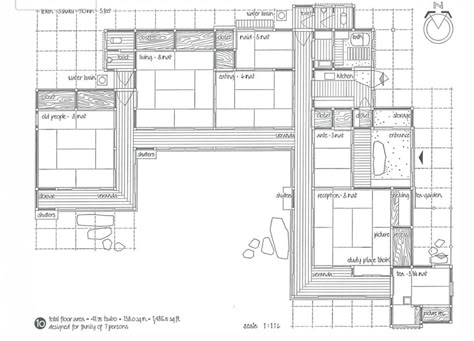 Japanese Home Plan, Japanese Home Floor Plan, Japanese Traditional House Floor Plans, Traditional Japanese House Layout, Japanese Home Layout, Japanese Style House Plans, Traditional Japanese House Plans, Japanese House Layout, Japanese House Plan