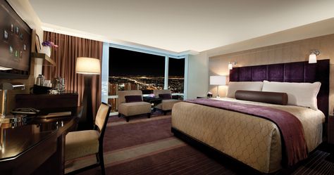 Technology is often the culprit for keeping us up too late. But at the 4,004-room Aria, it's put to work to help guests unwind. Big Headboard Beds, Aria Hotel Las Vegas, Las Vegas Suites, Aria Las Vegas, Las Vegas Luxury, Bedroom Suites, Vegas Vacation, Vegas Hotel, Las Vegas Hotels