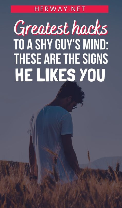 Wondering whether a shy guy is into you? Here are 23 sure signs a shy guy likes you and 10 tips and tricks to help him open up to you! Signs Guys Like You, Boyfriend Ignoring, Signs He Loves You, Finding A Girlfriend, Soulmate Connection, Make Him Miss You, Understanding Men, Get A Boyfriend, A Guy Like You