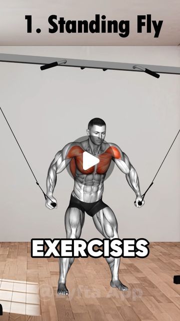 Chest Cable Exercises, Chest Exercise For Men Gym, Chest Gym Workout For Men, Chest Cable Workout, Chest Exercise For Men, Cable Chest Workout, Chest Workout Gym, Chest Exercises For Men, Chest Workouts For Men