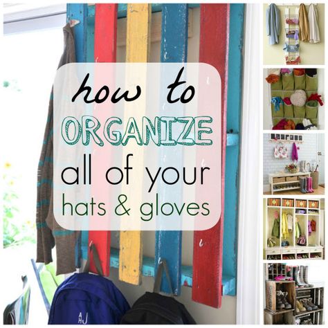 Organize Hats and Gloves With These Easy Solutions Hat And Mitten Organization, Hats And Gloves Storage Entryway, Storing Winter Hats And Gloves, Storage For Hats And Gloves Entryway, Hats Gloves Scarves Storage, Glove And Hat Storage Ideas, Storage For Winter Hats And Gloves, Organize Winter Accessories, Glove Storage Ideas Entryway