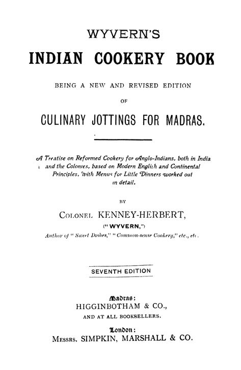 Indian Cookery Book : Colonel Kenney Herbert : Free Download, Borrow, and Streaming : Internet Archive Tamil Cooking, Indian Cookbook, Economics Books, Baking Book, Vintage Baking, Cookery Books, Home Economics, Health Books, English Book