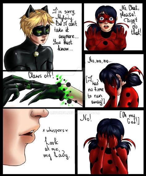 'Down', p.1 by MiyuKey on DeviantArt Lady Buggy And Cat Noir, Cat Noir Fanart, Mlb Comics, Marinette Et Adrien, Cartoon Drawings Of People, Ladybug And Cat Noir, Miraculous Ladybug Memes, Miraculous Ladybug Fanfiction, Cartoon Girl Drawing