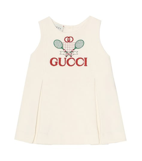 Gucci Kids - Baby cotton dress | Mytheresa Baby Outfit Aesthetic, Luxury Baby Fashion, Luxury Baby Clothes, Stylish Baby Girls, Baby Clothes Sale, Baby Girl Clothes Winter, Gucci Baby, Fall Baby Clothes, Stylish Kids Outfits