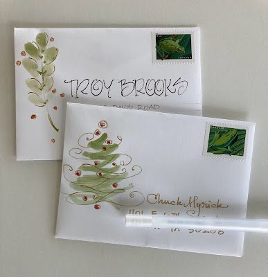 Miniature Calendar, Mail Art Envelopes, Art Lettering, Wall Writing, Christmas Envelopes, Decorated Envelopes, Old Stamps, Lettering Ideas, Birthday Stamps