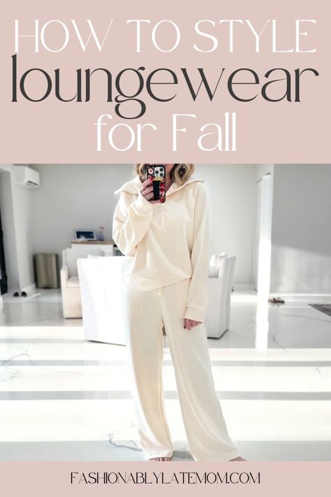 Discover Loungewear Chic with our latest blog post on How to Style Loungewear for Fall. Embrace comfort without sacrificing style with our favorite Loungewear Outfit ideas perfect for the cooler months. From cozy sets to stylish separates, find out how to elevate your fall wardrobe with chic loungewear essentials. Homewear Outfit, Loungewear Chic, Best Loungewear, Chic Loungewear, Casual Mom Style, Loungewear Outfit, Essentials Set, Fashionably Late, Daylight Savings