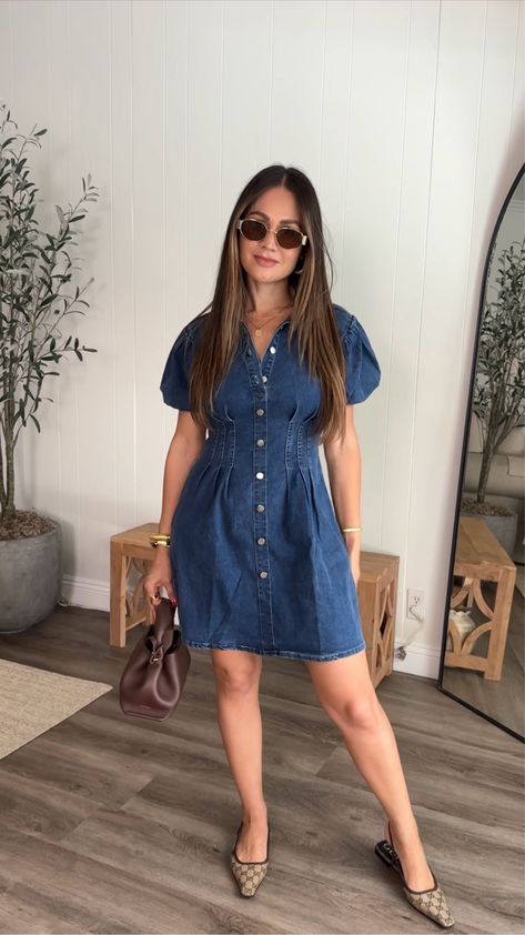 KDF Summer Denim Dress for Women … curated on LTK Jean Dress Outfit Ideas, Dress Outfit Ideas Casual, Denim Dress Outfit Summer, Denim Dress Outfit Ideas, Jean Dress Outfits, Jean Dress Outfit, Summer Denim Dress, Jeans Dress Outfit, Denim Dress Outfit