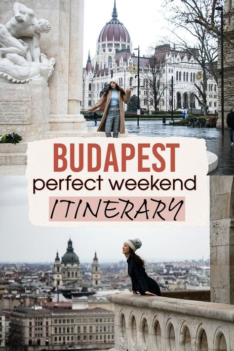 A complete travel guide to Budapest including, where to stay in Budapest , how to get around in Budapest ,and a fabulous weekend Budapest itinerary -you see the best attractions the Hungarian capital has to offer. What to do in Budapest |Budapest Itinerary | \Weekend in Budapest, Hungary | Budapest Travel Guide| Budapest Travel | Budapest Itinerary | Top Things to Do in Budapest | Budapest Travel Tips | Budapest Travel Outfit | Budapest What to Pack Traveling to Budapest Tips and Outfits What To Do In Budapest, Landscape Europe, Budapest Itinerary, Budapest Travel Guide, Things To Do In Budapest, To Do In Budapest, Budapest Travel, Hungary Budapest, Travel To Europe