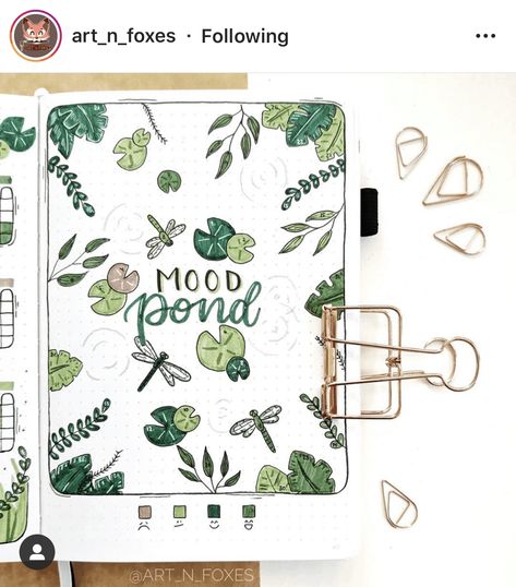 Leaves Mood Tracker, Bujo March Mood Tracker, Mood Tracker Plants, Boulet Journal March, Plant Mood Tracker, March Bullet Journal Mood Tracker, Green Bullet Journal Theme, Bullet Journal Leaves, March Mood Tracker