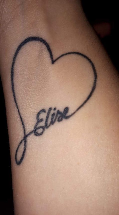 Elsie Name Tattoo, Elsie Tattoo, Pretty Tattoos For Women, Name Tattoo, Pretty Tattoos, Infinity Tattoo, Tattoos For Women, Tattoo Designs, Tattoos