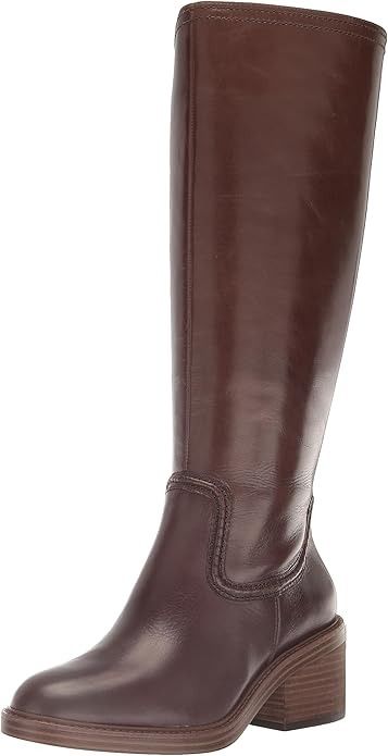 Amazon.com | Vince Camuto Women's Vuliann Knee High Wide Calf Boot Fashion, Golden Walnut, 7.5 | Knee-High Wide Calf Knee High Boots, Vince Camuto Boots, Beach Ware, Boot Fashion, Wide Calf Boots, Wide Calf, Wide Boots, Vince Camuto, Knee High Boots