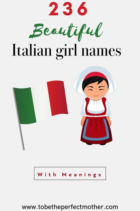 236 beautiful Italian girl names with meanings Italian Female Names, Italian Names Girl, Cute Female Names, Italian Names And Meanings, Italian Baby Girl Names, Islamic Names With Meaning, Italian Girl Names, Mexican Names, Greek Girl Names