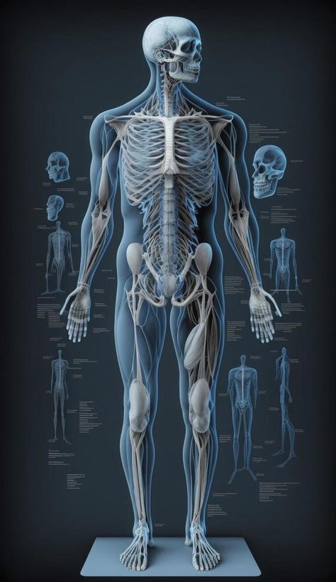 full Human body anatomy. 3d rendering, anatomical drawing, body muscular system sketch drawing, Generate Ai Health Illustration Art, Human Body Anatomy Art, Human Body Sketch, Full Body Anatomy, Skeleton Island, Full Body Sketch, Clinic Decoration, Human Body Bones, Human Body System