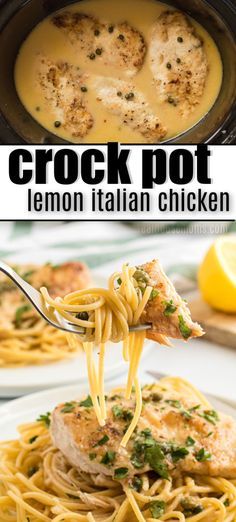 Delicious Slow Cooker Recipes, Crock Pot Recipes, Slow Cooker Recipe, Crockpot Dishes, Italian Chicken, Crock Pot Slow Cooker, Healthy Crockpot, Crockpot Recipes Slow Cooker, Do The Work