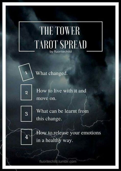 Oracle Spreads, The Tower Tarot, Tarot Reading Spreads, Tarot Interpretation, Tarot Cards For Beginners, Learning Tarot Cards, Tarot Magic, Tarot Guide, Tarot Card Spreads