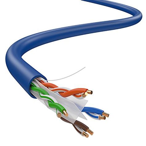 Dripstone CAT6 Solid UTP Cable 23AWG 1000ft LAN Network Ethernet RJ45 Wire, Blue,#Cable, #AWG, #UTP, #Dripstone Lan Network, Dead On Arrival, Wireless Access Points, Twisted Pair, Ethernet Cable, Kitchen Wall, Black Cat, Cable, Wall Decor