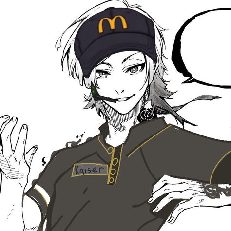 Kaiser Michael Icon, Michael Kaiser Pfp, Michael Kaiser Wallpaper, Kaiser Impact, Blue Lock Michael Kaiser, Kaiser Wallpaper, Michael Kaiser Icon, Mcdonalds Worker, Kaiser Pfp