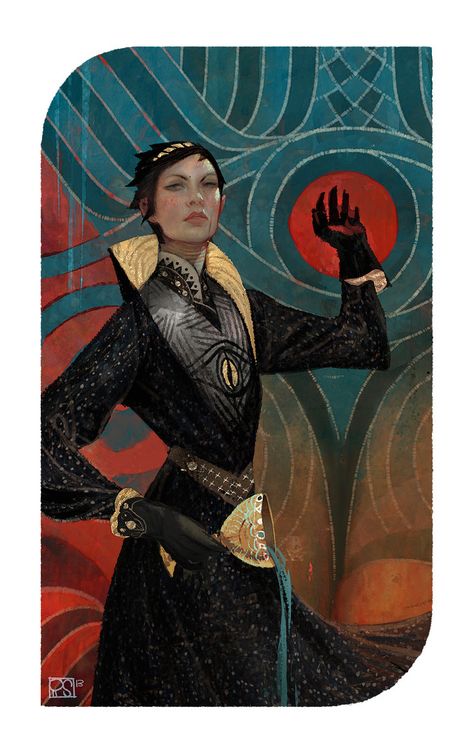 ArtStation - DA:I Cassandra Cards, Doe Doe Cassandra Pentaghast, Dragon Age Tarot Cards, Dragon Age Games, Dragon Age Series, Images Kawaii, Dragon Age Inquisition, Tarot Cards Art, Game Concept Art, Tarot Art