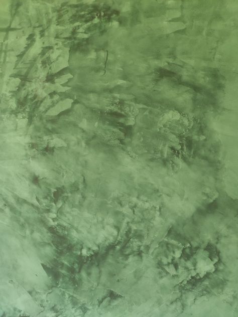 Green Plaster Wall, Green Concrete Wall, Green Venetian Plaster, Concrete Pigment, Green Library, Ruth Asawa, Color Palette Interior Design, Green Accent Walls, Accent Wall Designs