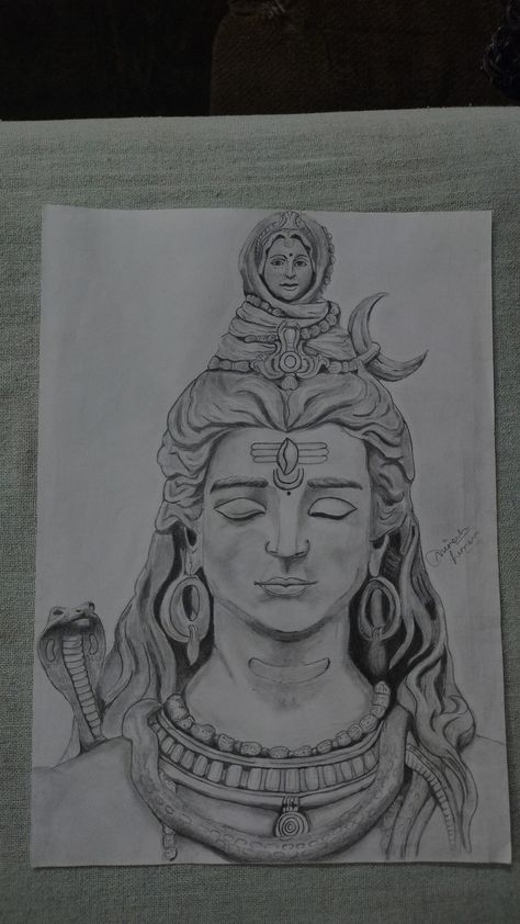 Mahadev sketch 🙏🏻 #avinashsketcharts #drawings Mahadev Drawing Pencil Sketch, Mahadev Art Sketch, Sketch Of Mahadev, Shiva Drawing Sketches, Mahadev Drawing Pencil, Shivratri Drawing, Drawing Mahadev, Mahadev Sketch, Mahadev Drawing