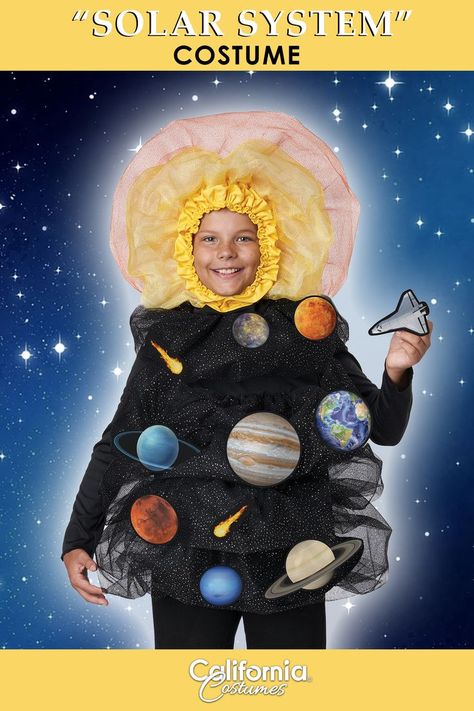 Solar System Costume, Eight Planets, Round Dress, California Costumes, School Play, Our Solar System, Space Shuttle, Fancy Dress Costumes, Cool Costumes