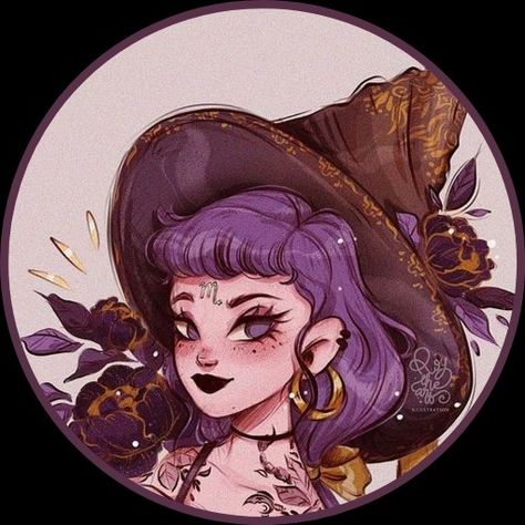 Witchy Profile Picture, Witch Profile Picture, Autumn Pfp, Cute Anime Wallpaper, Profile Pictures, Pastel Goth, Girl Icons, Psychic, Anime Character