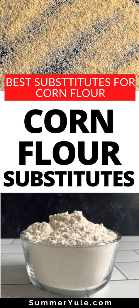 Corn Flour Substitute, How To Make Corn Flour, Fish Coating Recipe, Corn Free Diet, Yule Recipes, Corn Flour Recipes, How To Make Flour, Arrowroot Flour, Flour Substitute