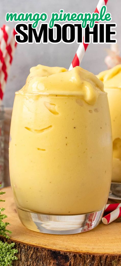 Frozen Mango Smoothie, Frozen Fruit Smoothie Recipes, Pineapple Smoothie Recipes, Frozen Fruit Smoothie, Mango Pineapple Smoothie, Mango Smoothie Recipes, Smoothie Recipes With Yogurt, Fruit Smoothie Recipes Healthy, Smoothie King