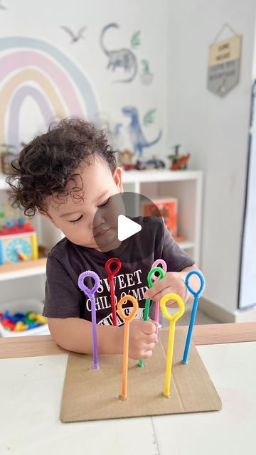 Peeja | Ayden & Alfie on Instagram: "A fun fine motor skills and concentration for toddlers.  ➡️ Suitable from 2yo+ or earlier (Alfie is 22mo)  Our content is for educational purpose. ‼️ Strictly NO REPOST ‼️  #AydenAlfiePlays" Fine Motor Activity For Toddlers, Hands On Activities For Toddlers, Motoric Activities For Kids, Motor Skill Activity For Toddlers, Language Activities For Toddlers, Hand Games For Kids, Cognitive Activities For Toddlers, Motor Skills Activities For Toddlers, Motor Skills Activities For Preschoolers