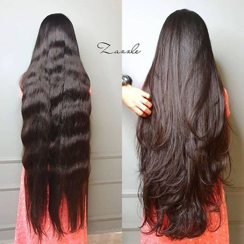 Haircuts For Really Long Hair, Haircuts For Long Hair Straight, Indian Hair Cuts, Hair Style Vedio, Haircuts For Long Hair With Layers, Long Shiny Hair, Long Indian Hair, Hair Inspiration Long, Long Silky Hair