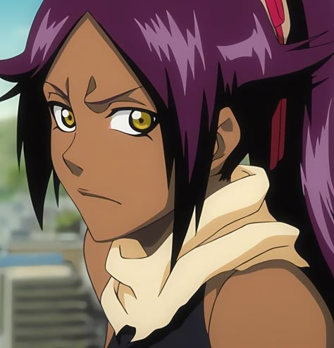 Yoruichi Shihouin, Bleach Rukia, Bleach Anime Art, Bleach Characters, Hottest Anime Characters, Bleach Art, Black Anime Characters, Fan Art Drawing, Lol League Of Legends