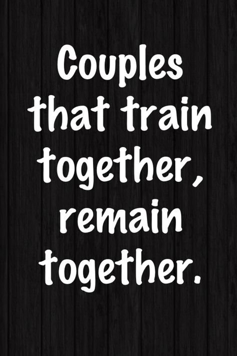 Couples that train together remain together Couples Who Workout Together, Couples Running, Fitness Couples, Workout Together, Fitness Goals Quotes, Gym Couple, Together Quotes, Couple Running, Running Quotes