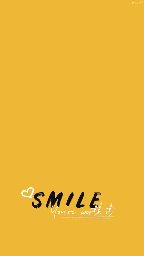 Yellow Aesthetic Text, Yellow Quotes Wallpaper, Yellow Quotes Aesthetic, Mustard Yellow Aesthetic Wallpaper, Calm Down Quotes, Quotes Yellow, Daily Wallpaper, Focusing On Yourself Quotes, New York Quotes