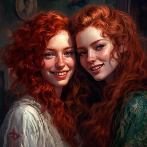 Red Head Art Character Design, Red Head Elf, Lysa Tully, Elizabeth Tudor, Redhead Characters, الفن الرقمي, Female Character Inspiration, Digital Portrait Art, Pinturas Disney