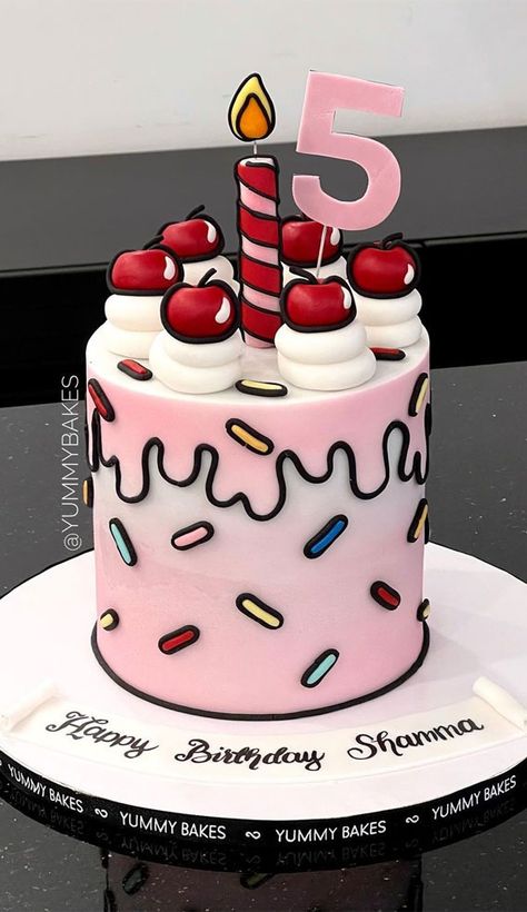 comic cake, comic book cake, outline comic cake, buttercream comic cake, cartoon cake, comic cake designs 3d Birthday Cakes, Comic Cake Birthday, Cartoon Cakes For Kids, 3d Cake Design, Cake Outline, Best Birthday Cake Designs, Pink Comic, Simple Cake Design, Comic Cake