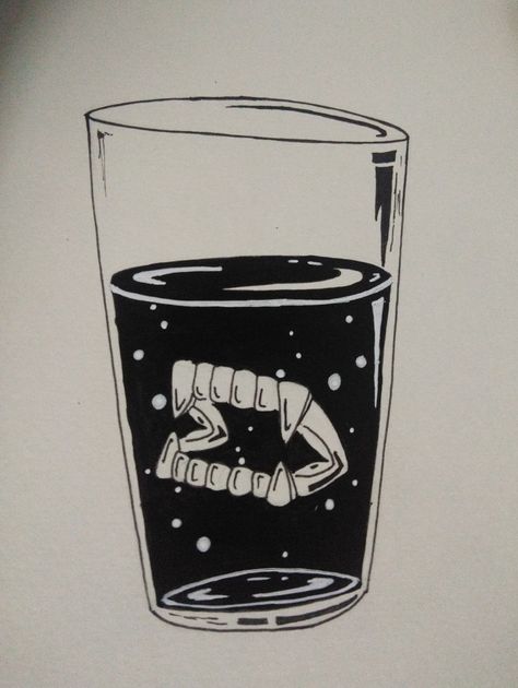 Day 8-"teeth" #inktober #inktober2020 #teeth #vampire #ink Teeth Vampire, Cup Tattoo, False Teeth, Vampire Teeth, Print Outs, Lino Prints, Book Drawing, Drawing Prints, About Tattoo